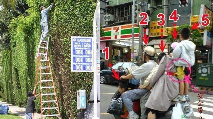 Super Ekstrim! Begini Kalau Orang-orang 'Idiot' Tak Pedulikan Keselamatan, Bikin Jantung Mau Copot