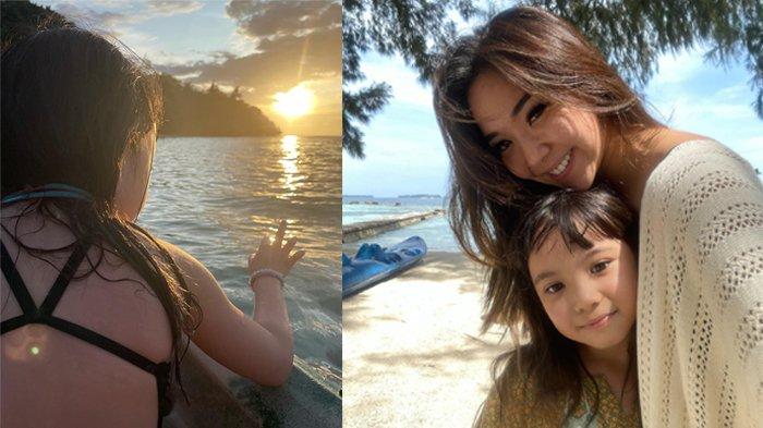 Gisella Anastasia Unggah Foto Liburan Bareng Gempi Naik Kapal di Kepulauan Seribu
