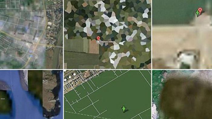 6 Lokasi yang Diburamkan Peta Google Earth dari Publik