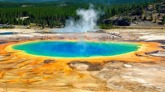 Fakta Unik Grand Prismatic Spring, Mata Air di Taman Nasional Yellowstone yang Sempat Dianggap Mitos