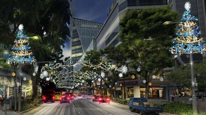 Meriahkan Natal di Singapura, Lampu-lampu Cantik Bakal Hiasi Sepanjang Orchard Road