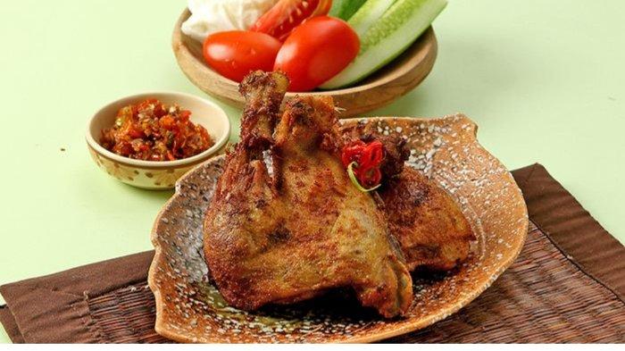 Ilustrasi bebek goreng yang cocok jadi menu makan malam.