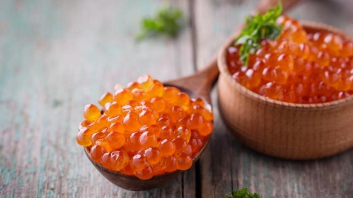 Ilustrasi red caviar.