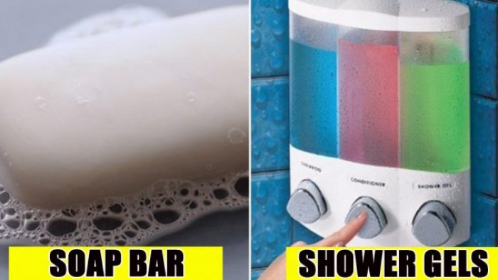Apa yang Kamu Gunakan untuk Mandi? Sabun Bar atau Shower Gel? Salah Pilih Bisa Sebabkan Kanker