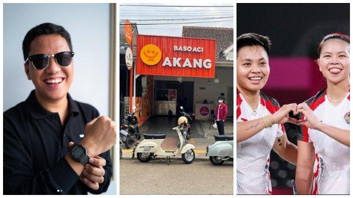 Bawa Pulang Medali Emas, Greysia Polii dan Apriyani Dapat Gerai Baso Aci Akang dari Arief Muhammad