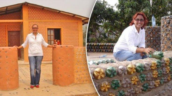 Kumpulkan Botol Plastik, Wanita Asal Bolivia Berhasil Bangun Ratusan Rumah untuk Orang Miskin