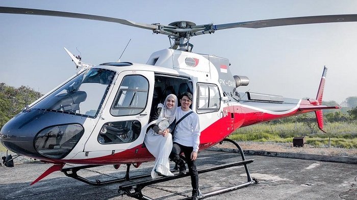 Usai Kunjungi Papandayan Naik Helikopter, Zaskia Sungkar dan Irwansyah Langsung Terbang ke London