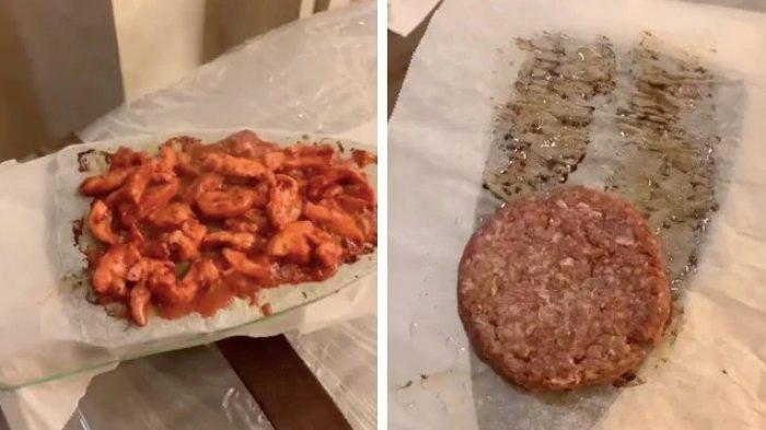 Dikarantina di Hotel, Koki Ini Masak Burger Pakai Setrika dan Teko Kopi, Video TikToknya Viral