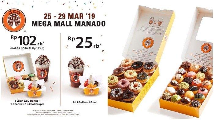 Promo J.CO Maret 2019, Tawarkan Diskon Mulai dari Rp 50 Ribuan untuk Menu Tertentu