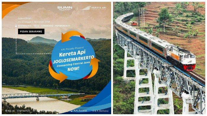 Hari Ini Jalur Kereta Api Yogyakarta-Solo-Semarang-Purwokerto Resmi Terhubung