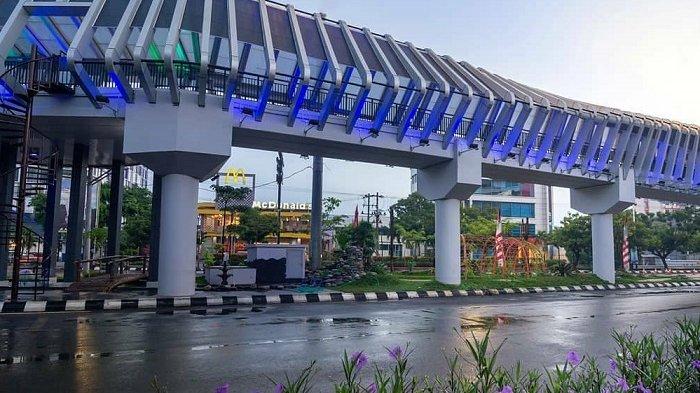 Potret Indahnya JPO Pandanaran, Spot Foto Instagramable Baru di Semarang