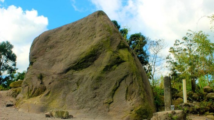 Kawasan wisata Batu Alien di Dusun Jambu, Kepuharjo, Cangkringan, Sleman.