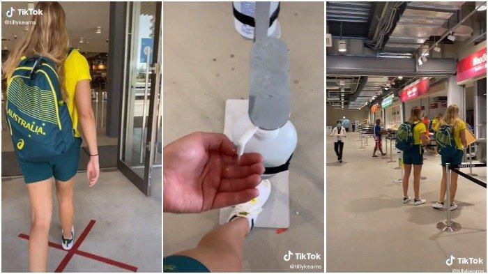 Video Viral, Atlet Olimpiade Tokyo 2020 Tunjukkan Aturan Ketat Makan di Olympic Village