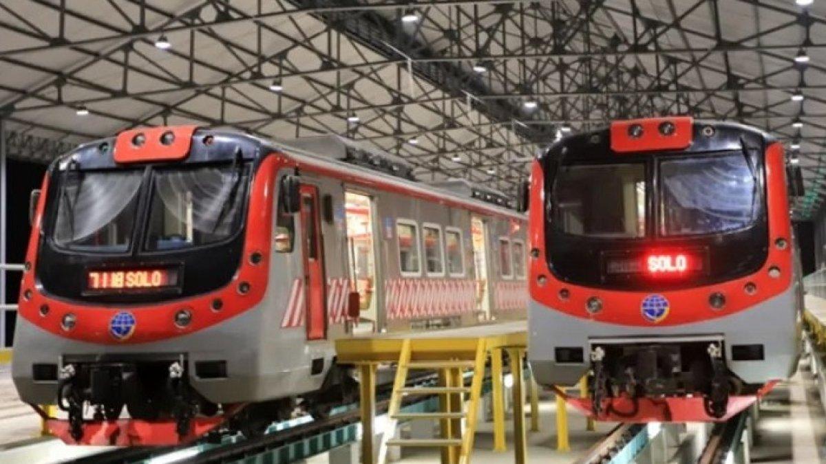 Ilustrasi perjalanan KRL Solo-Jogja saat akhir pekan.