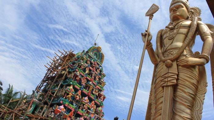 Kuil Shri Raja Rajeshwari Amman Kovil - Patung Murugan di Medan Jadi yang Tertinggi Kedua di Dunia