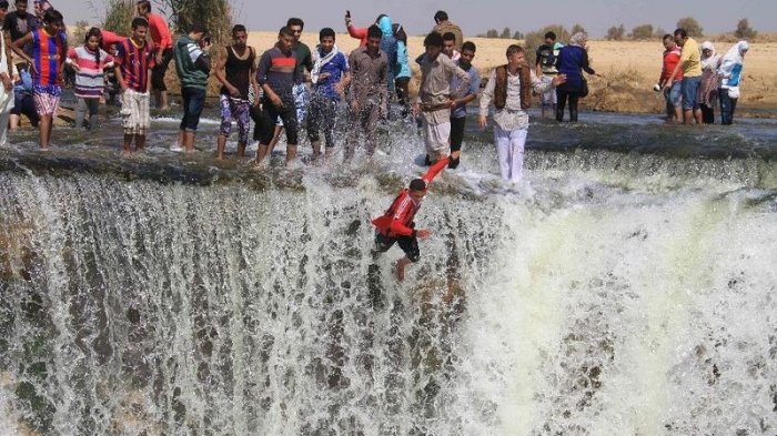 Wadi El Raya - Ini Dia Satu-satunya Air Terjun Terbaik di Mesir, Kisah Terbentunya Tak Disangka