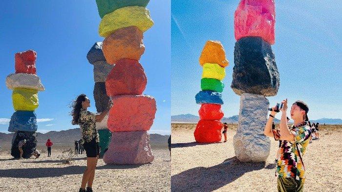 Luna Maya Liburan ke Los Angeles, Kunjungi Destinasi yang Sama dengan RM BTS