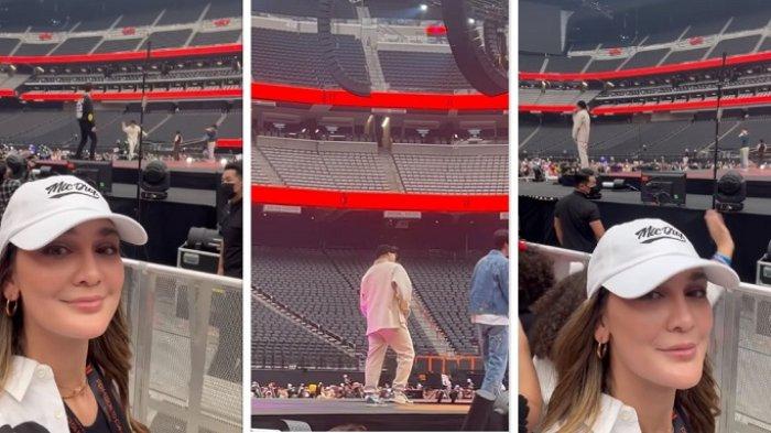 Luna Maya ke Las Vegas, Bikin Heboh Gara-gara Pamer Nonton BTS di Barisan Depan