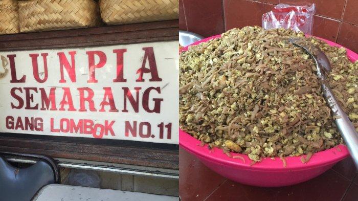 Lunpia Gang Lombok, satu tempat belanja oleh-oleh hits di Semarang, Jawa Tengah.