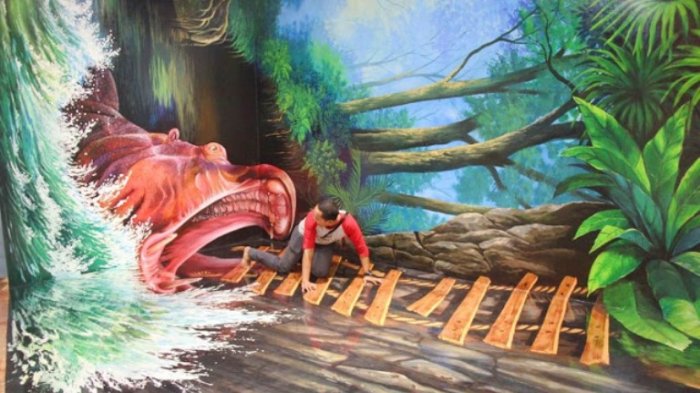 Magic Eye 3D Museum Kualanamu - Foto Hits di Sumatera Utara, Hasil Potretnya Bagai Tampak Hidup