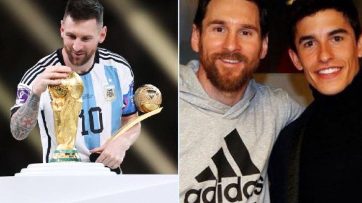 Marc Marquez Beri Ucapan Selamat untuk Lionel Messi, Unggah Foto Berdua Lewat Twitter