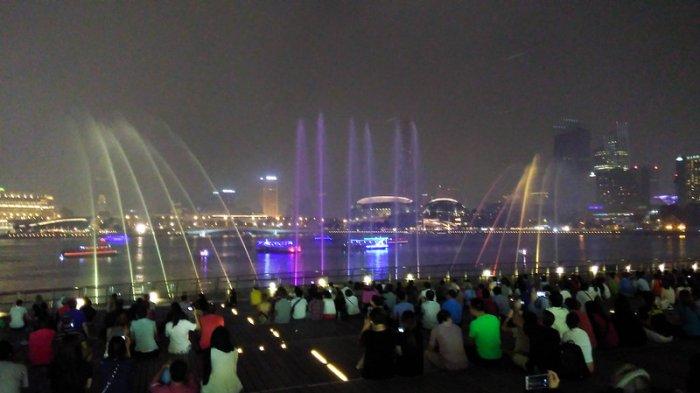 Marina Bay Sands Light Show di Singapura