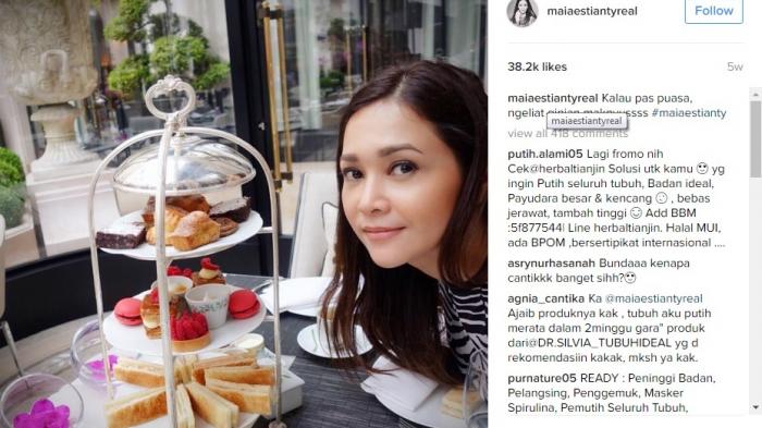 Kuliner Maia Estianty - Ibunda Al Posting Foto Makanan, Netizen Bilang Mulan Bisanya Masak Omlet