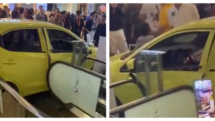Video Viral Mobil Pameran Tabrak Pengunjung Mall di Semarang, Sempat Seruduk Eskalator