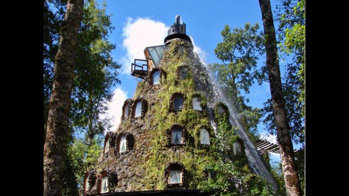 Montana Magica Lodge - Ajegile! Luarnya Kelihatan Biasa, Isi Hotel Bentuk Gunung Api Ini Mengagumkan