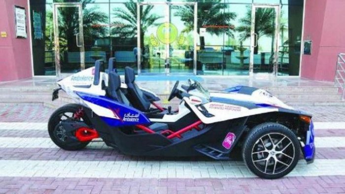 Cuma Butuh 4 Menit, Motor Sport Jadi Armada Baru Ambulans Super Cepat di Dubai