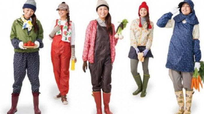Merek Fashion Jepang Tawarkan Model Pakaian Khusus Petani Wanita, Bertani tapi Tetap Modis!