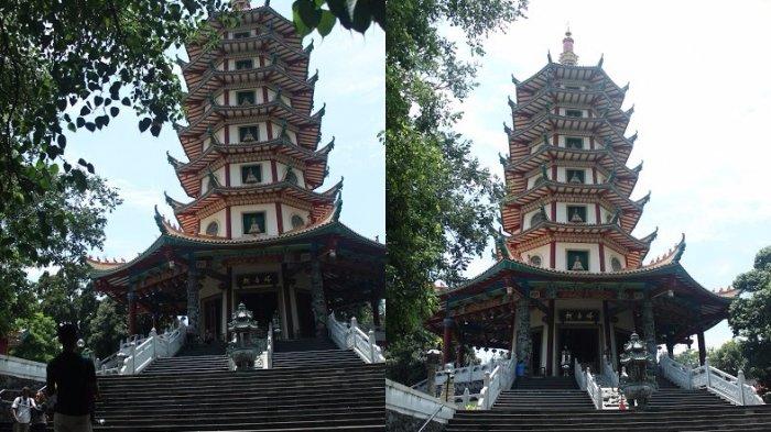 Pagoda Avalokitesvara, satu wisata kids friendly terbaik di Semarang, Jawa Tengah buat liburan akhir tahun.