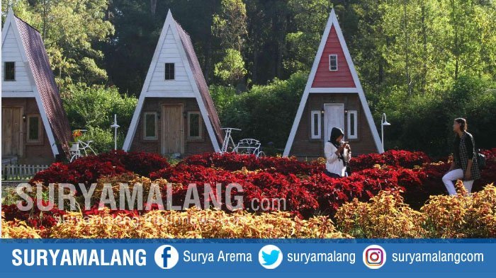 Sensasi Menginap di Pagupon Camp, Bangunan Berbentuk Segitiga di Kawasan Coban Talun