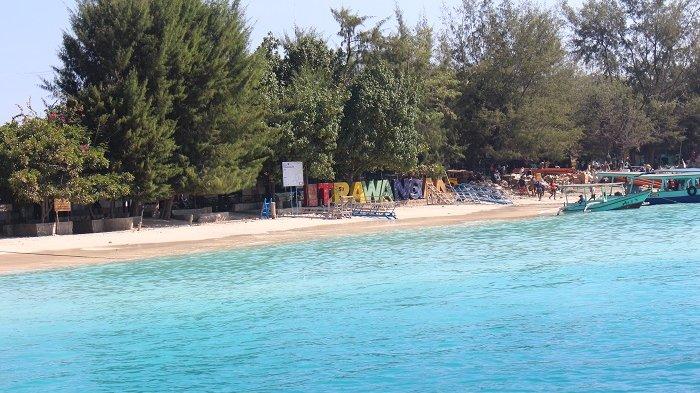 Pantai indah di Gili Trawangan