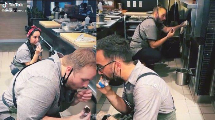 Viral Pekerja Restoran Makan Sambil Jongkok saat Jam Kerja karena Tak Ada Waktu Istirahat