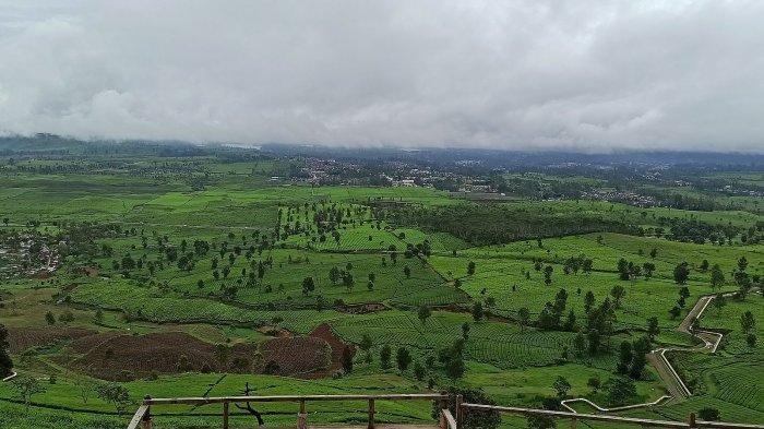 Pemandangan di Wayang Windu Panenjoan, Pangalengan Kabupaten Bandung