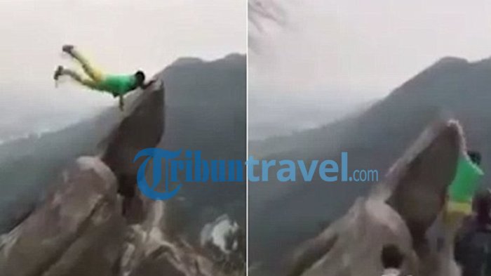 Mencoba Berpose Sempurna di Puncak Gunung, Pemuda Ini Malah Alami Kejadian Tragis