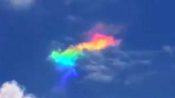 Fenomena Awan Pelangi Langka Kembali Terekam Kamera di Langit Brasil, Begini Penampakannya