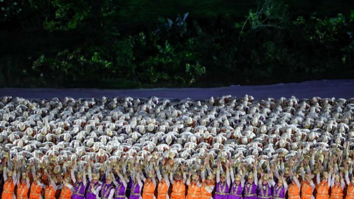 Intip Rahasia Dibalik Kecepatan Ganti Baju Para Penari Ratoh Jaroe di Asian Games 2018