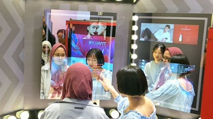 Tak Hanya Beli Makan, Dandan di China Pun Juga Bisa Virtual, Begini Caranya