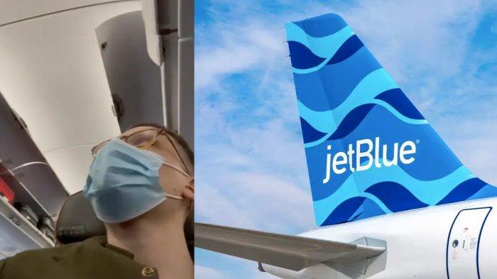 Penumpang Adu Argumen dengan Pramugari Usai Diberi Pelindung Mata oleh Penumpang Lain