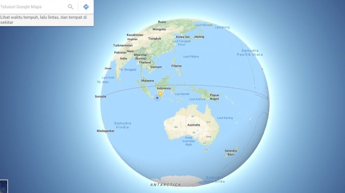 Tak Lagi Datar, Google Maps Tampilkan Peta Bumi Bulat