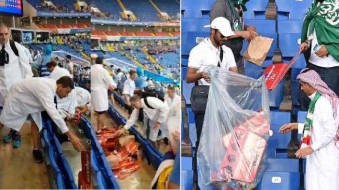 Bersihkan Sampah Stadion, Aksi Suporter Jepang di Piala Dunia Ikut Menginspirasi Negara Ini