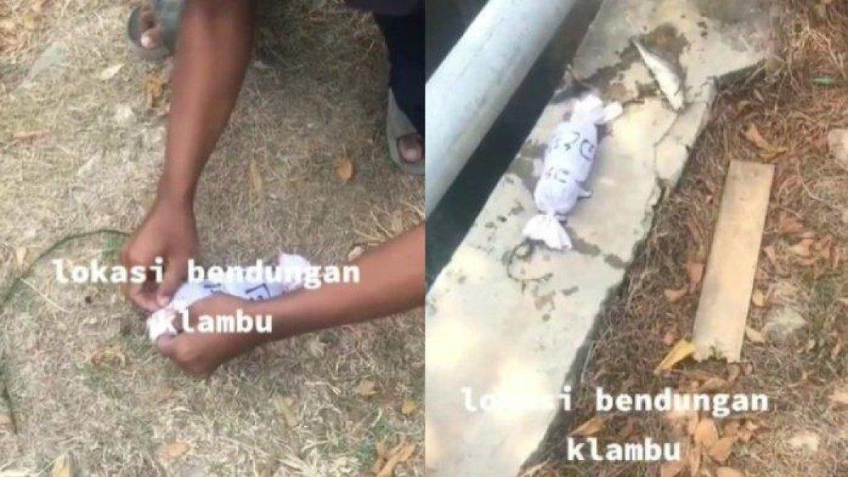 Viral Pria di Grobogan Temukan Bungkusan Mirip Pocong Berisi Foto Wanita
