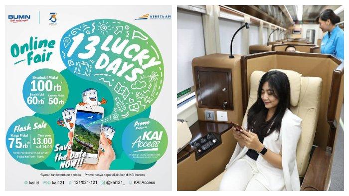 KAI Rilis Promo '13 Lucky Days' Sediakan 151.060 Kursi dengan Harga Miring, Simak Ketentuannya