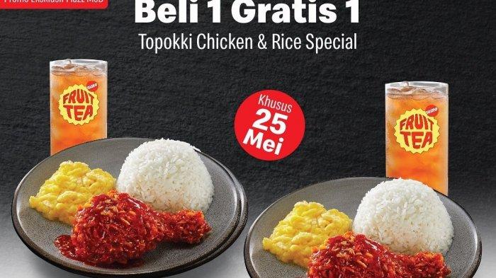 Promo Buka Puasa McDonald's, Beli 1 Gratis 1 Paket Topokki Chicken