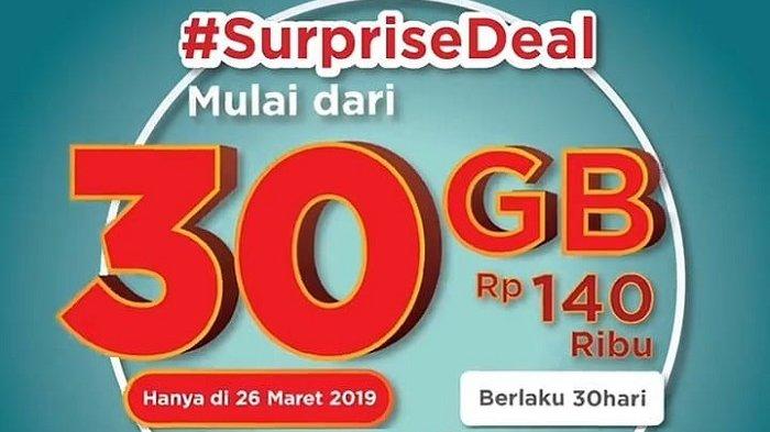 Promo Telkomsel - Hanya Hari Ini, Beli Paket Data 30 GB hanya Rp 140 Ribu, Cek Caranya