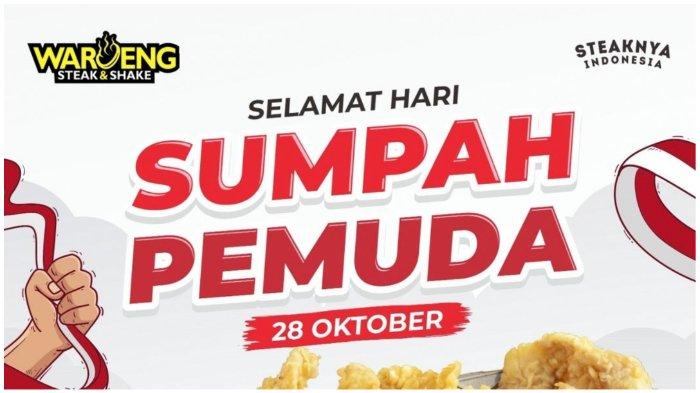 Waroeng Steak & Shake Hadirkan Promo Sumpah Pemuda Cuma 28 Ribu, Cek Syarat dan Menunya