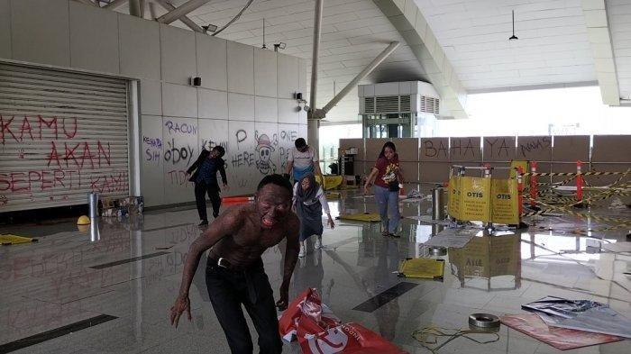 Train to Apocalypse Bikin Banyak Sandal Penumpang Ketinggalan di Stasiun LRT Jakarta, Kok Bisa?