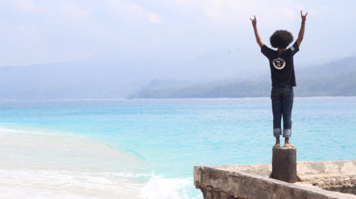 Wisata Lampung - Perjalanan Panjang dari Bandar Lampung, Terobati Melihat Pasir Putih Pulau Pisang